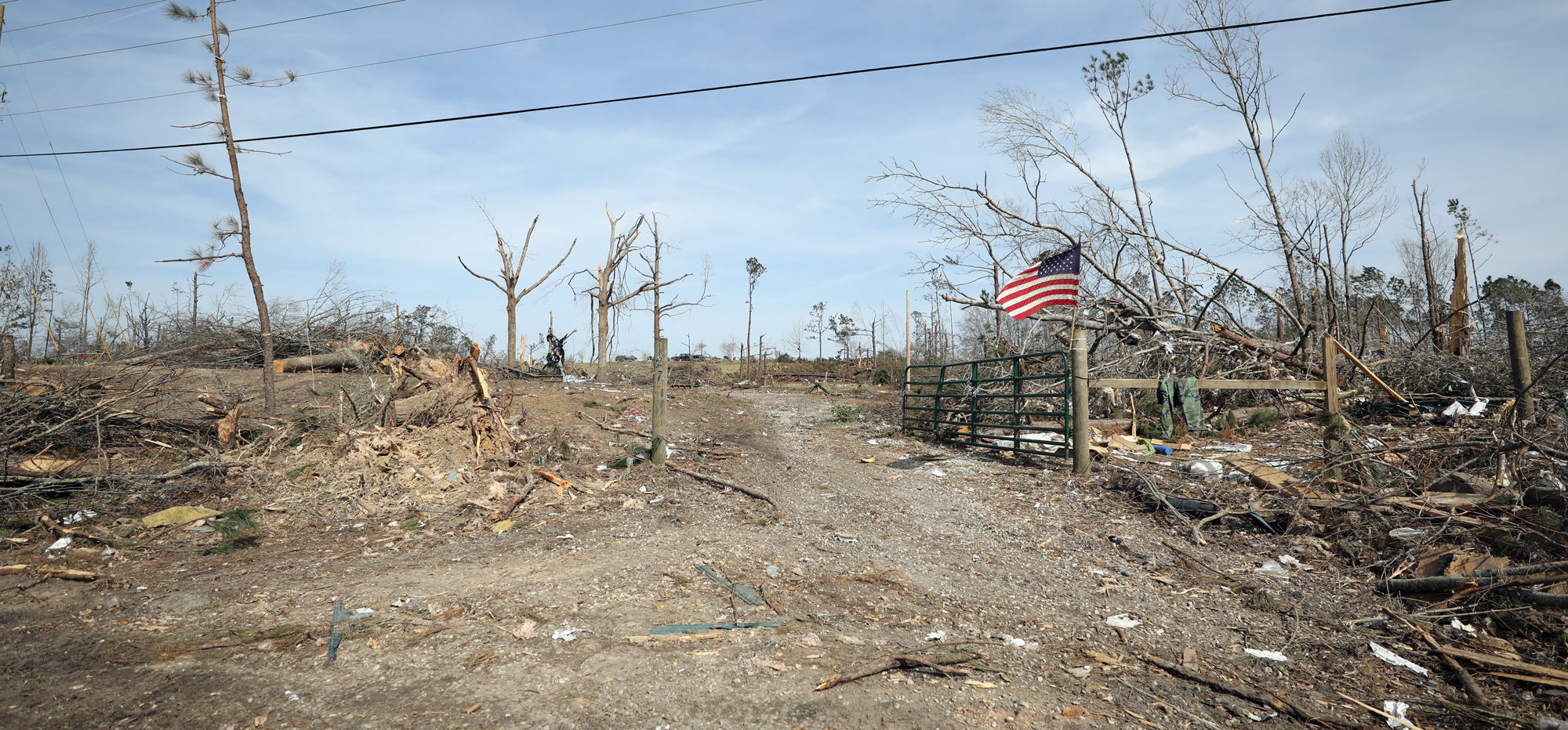 Debris on Alabama Highway 51